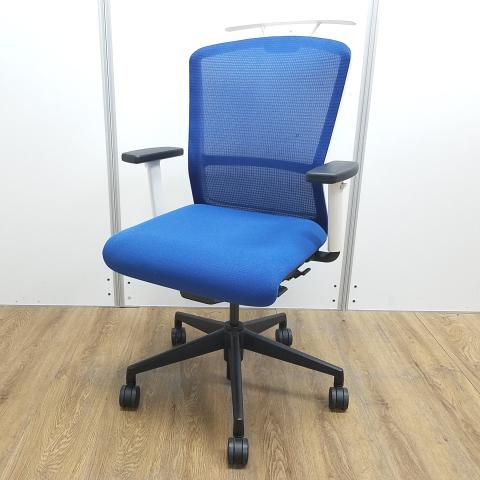 【中古】エルフィ ELA2-00B ウチダ（UCHIDA) 肘付ハイバックチェア