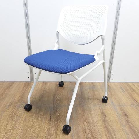 【中古 A(中古品)】Saterite(サテリテ)CK-791CKZB6-W ミーティングチェア / ブラック＊4脚セット 中古 A(中古品)】Saterite(サテリテ)CK-791CKZB6-W ミーティング