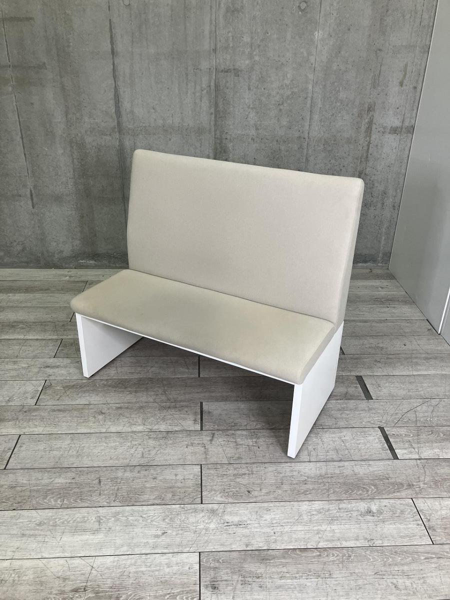 オカムラ製　ソファベンチ　1人用ソファ　ハイバック