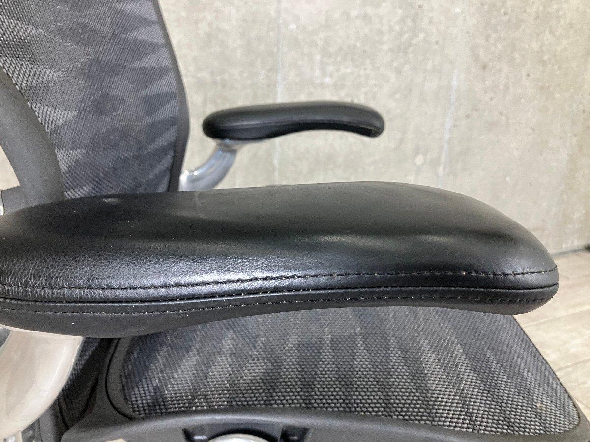 [送料込み]ハーマンミラーアーロンチェア(肘付ハイバックチェア) 中古】アーロンチェア Herman Miller/ハーマンミラー 肘付