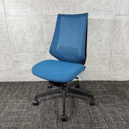 【博】【コクヨ製の人気メッシュチェアが入荷！】◆コクヨ　デュオラ　ブルー　ブルー　ハイバック　博多　天神　中古　オフィスバスターズ　九州最大級