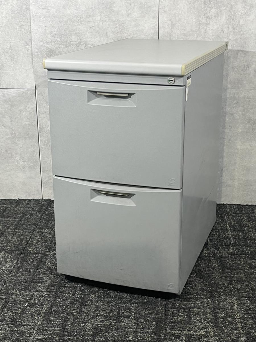中古】CZシリーズ CZN-047LB-TE イトーキ/ITOKI 脇机2段 533505