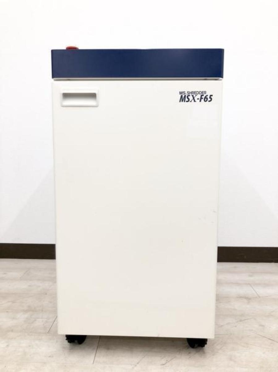 GY0324 明光商会の07年製　MSX-DPC65業務用シュレッダー 明光商会 業務用シュレッダー MSX-DPC65 （ホチキス・クリップ