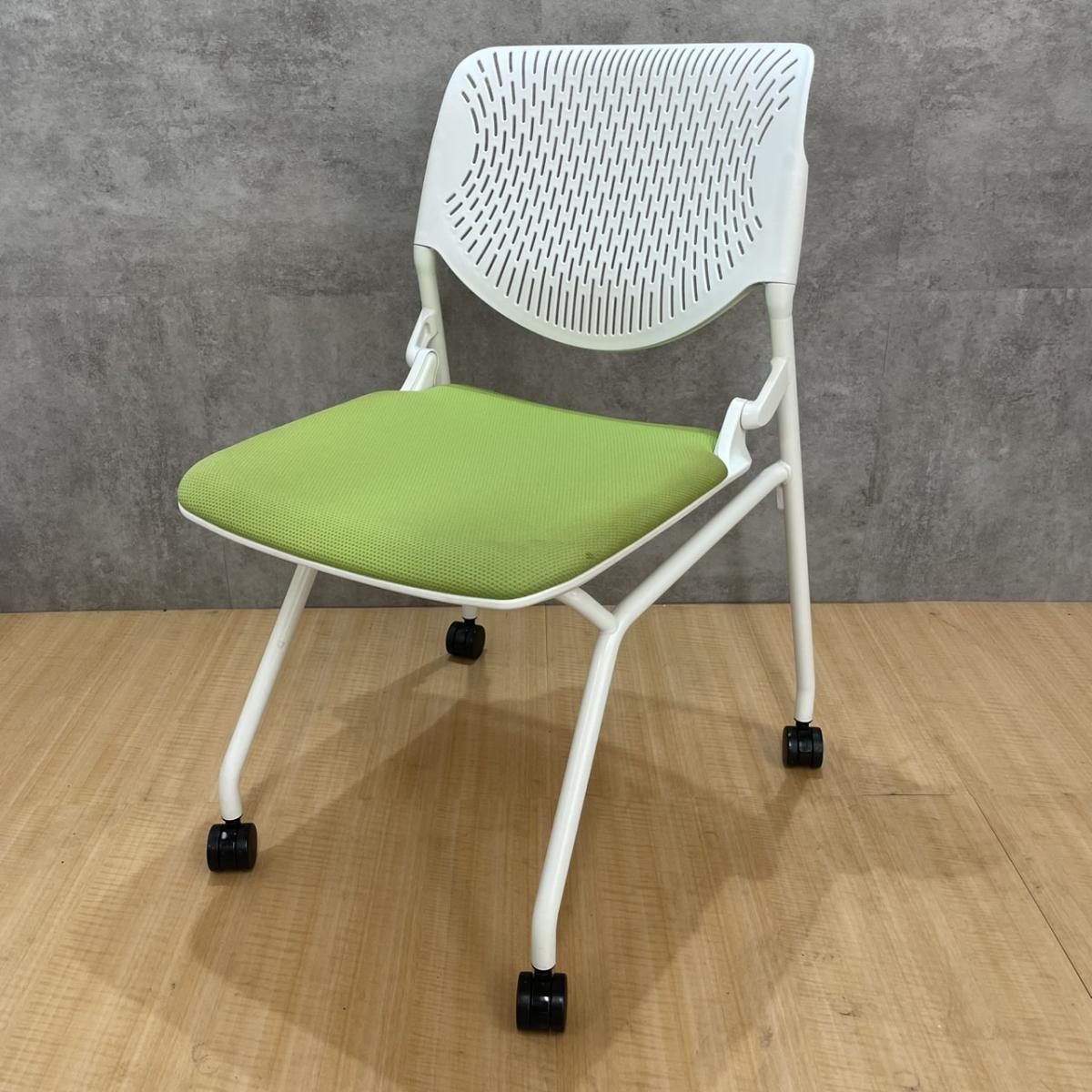 【南】オカムラ製のネスティングチェア【ルナシリーズ】が入荷！＊福岡市拠点の「オフィスバスターズ福岡南店」は、福岡はもちろん、岡山・広島エリアにも対応しています。中古オフィス家具・チェア・デスク・複合機など一式手配可能。各地に特化した在庫とワンストップ対応で、起業・移転・レイアウト変更にしっかり対応し、岡山・広島でも安心の選択肢をご提供します。＊
                        ルナ
                                    中古
            