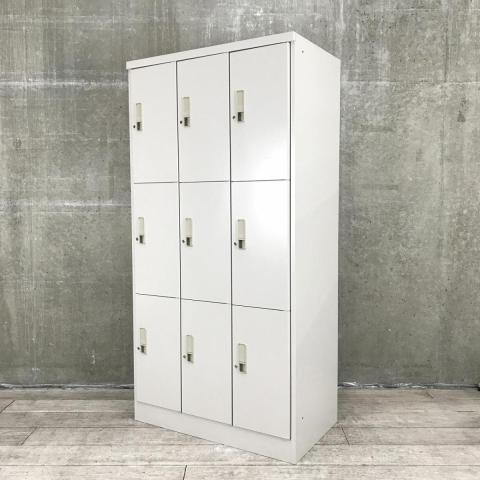 9人用　ロッカー 楽天市場】【設置迄無料】 多人数用ロッカー 9人用（3列3段