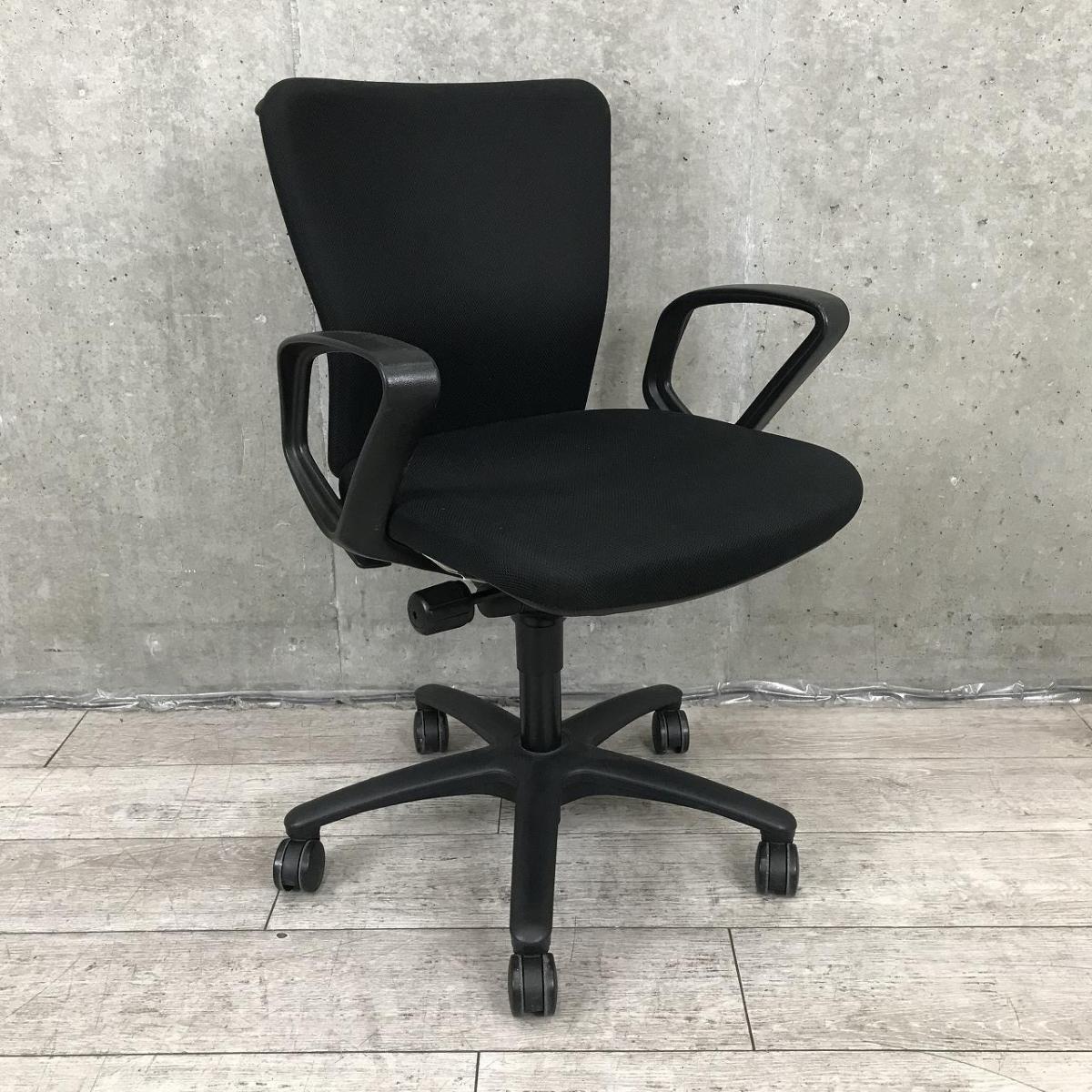 中古】カロッツァチェア オカムラ/okamura 肘付ハイバックチェア
