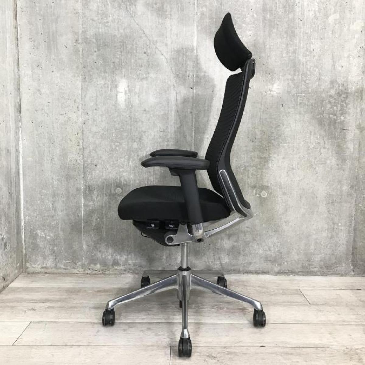 中古】コーラルチェア CQ8ABR FSH1 オカムラ/okamura 肘付