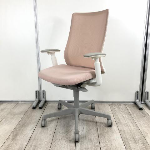 【中古】フルーエントチェア CB85WR FKA7 オカムラ（okamura） 肘付ハイバックチェア