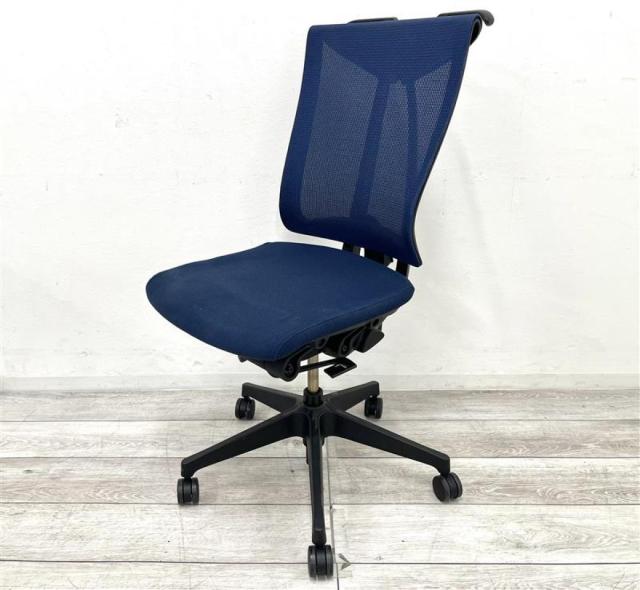 【中古】セレーオチェア KF-570JBH1TTB2 イトーキ（ITOKI） 肘無ハイバックチェア