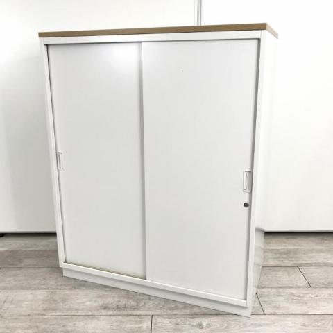 【中古】シンライン  イトーキ（ITOKI） ローキャビネット／引き違い