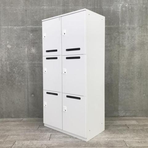 【中古】M型 HDM-9823FN-W9 イトーキ（ITOKI） 6人用パーソナルロッカー