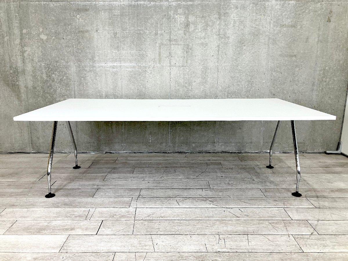 美品 vitra ヴィトラ　アドホック　ウォールナット　ミーティングテーブル 中古】アドホック vitra/ヴィトラ ミーティングテーブル（会議机