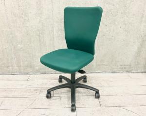 【在庫入替セール品】【落ち着いた渋いグリーン！】オカムラ製/カロッツァ/ハイバック/グリーン【弊社使用欄：A00992724】