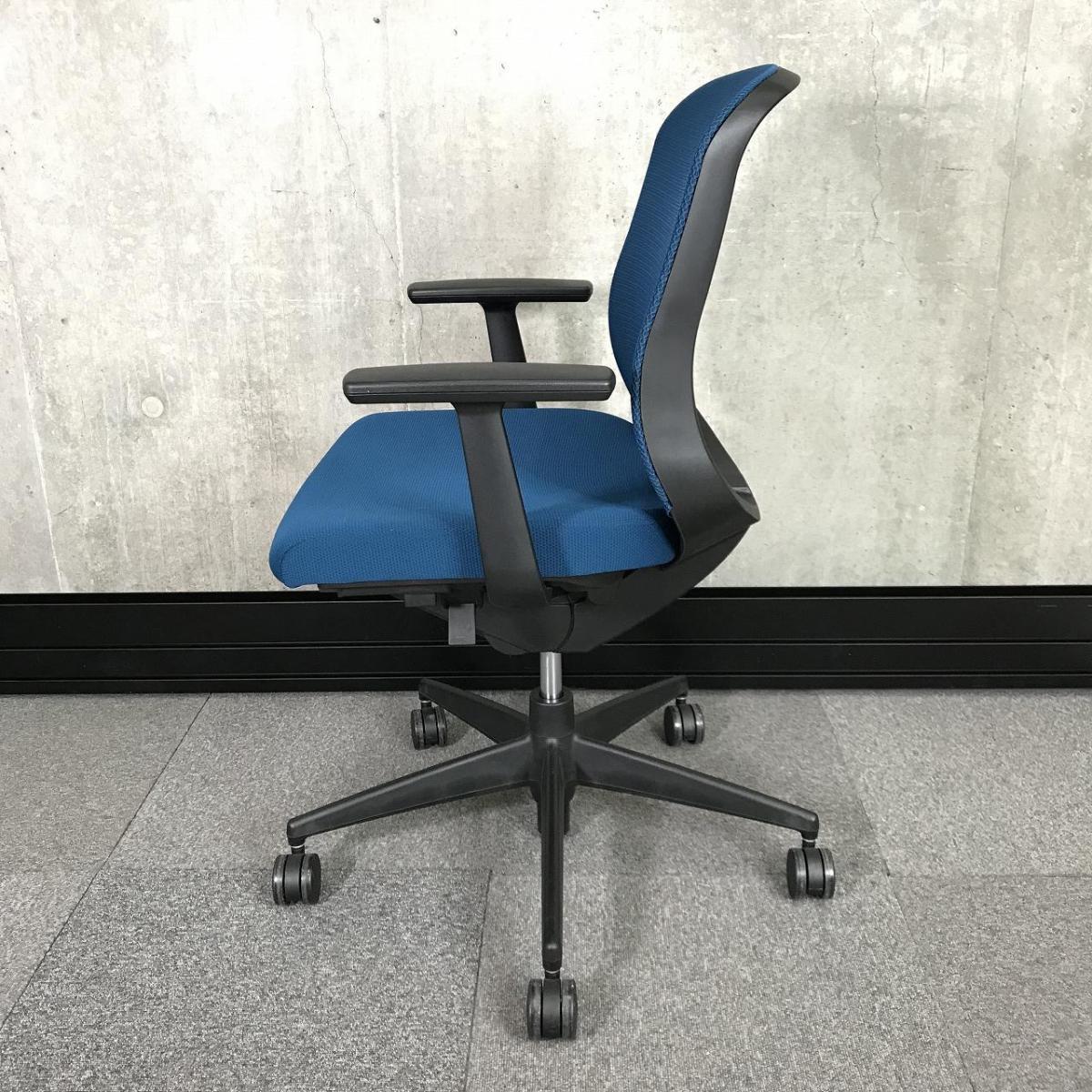 中古】シロッコ CRS-G2600F6 コクヨ/KOKUYO 肘付ローバック