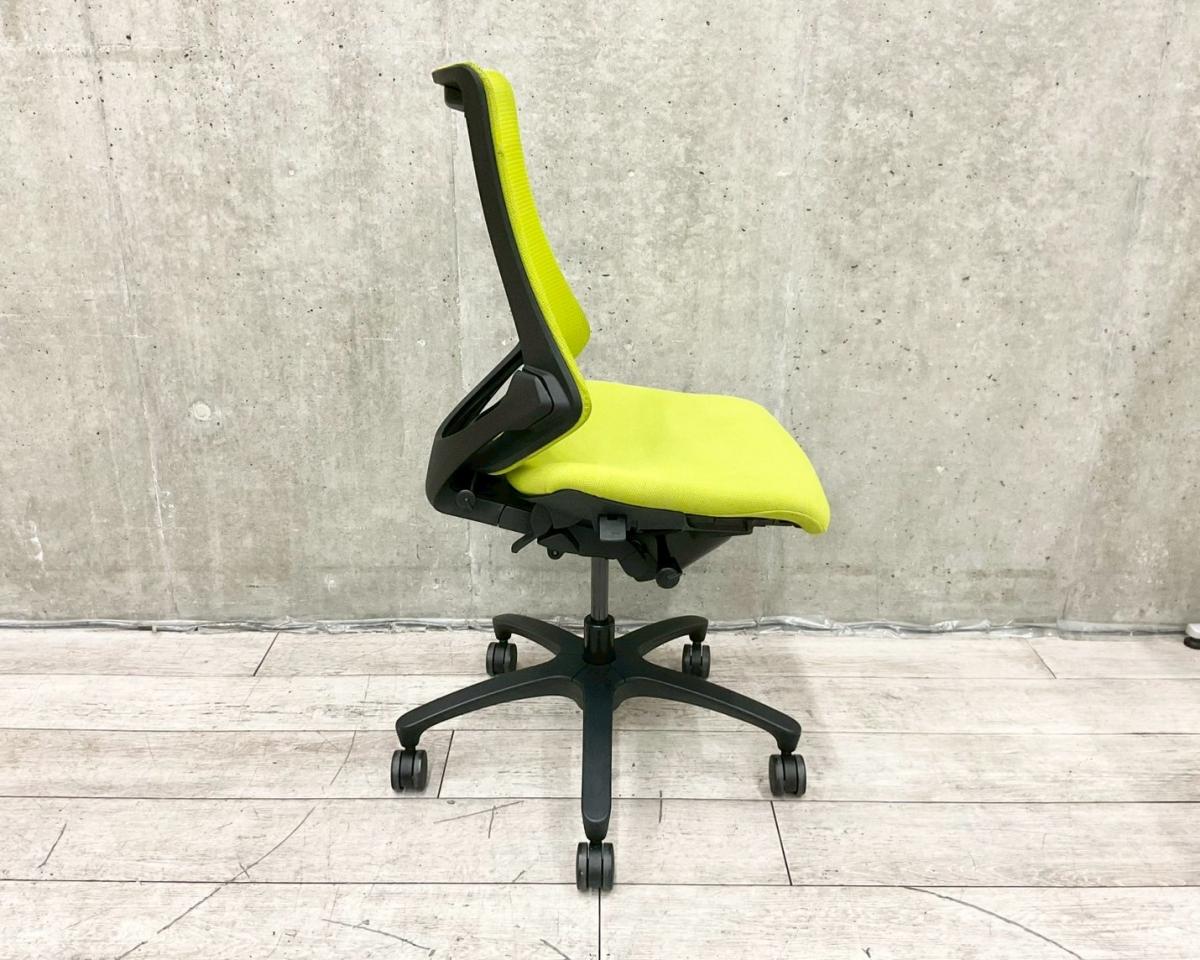 ITOKI イトーキ　廃盤 トニコチェア ベージュ　レトロモダン 中古】ノナ KZ-330JB-W9D3 イトーキ/ITOKI 肘無ハイバックチェア