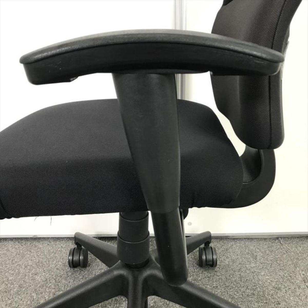 中古】LetsB レッツB Steelcase/スチールケース 肘付ハイバック