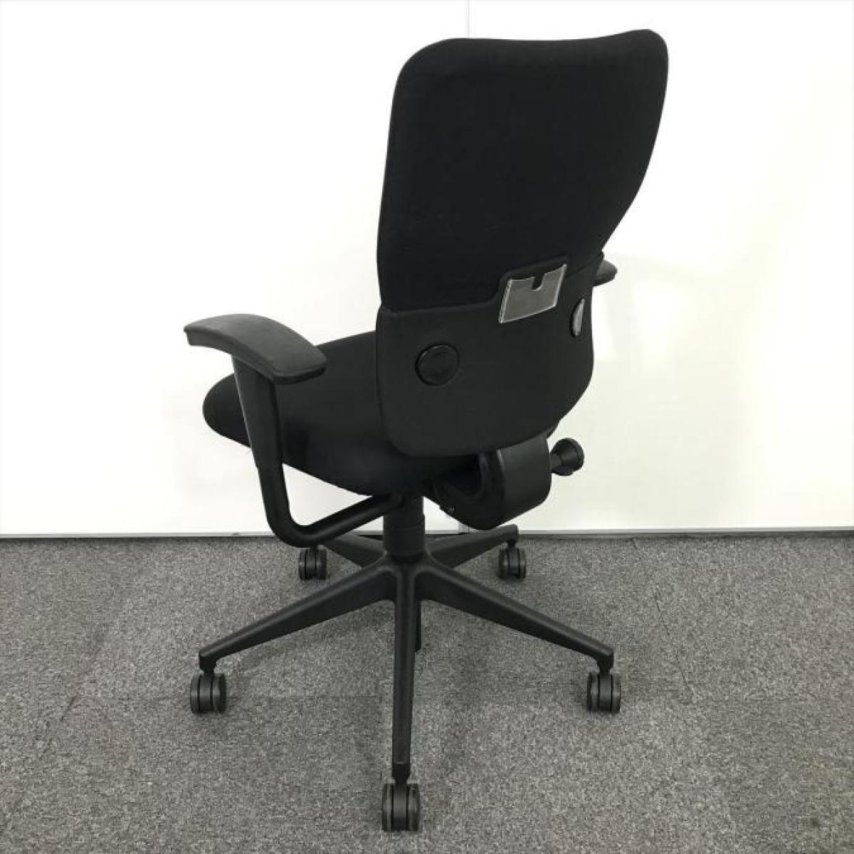 中古】LetsB レッツB Steelcase/スチールケース 肘付ハイバック