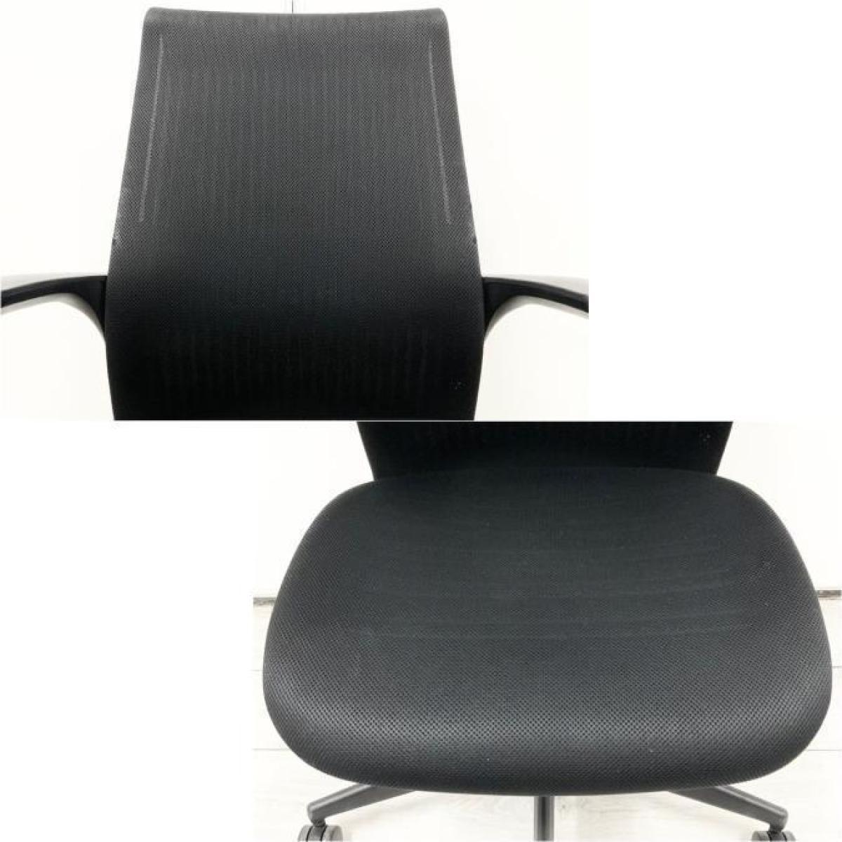 中古】M4 樹脂 コクヨ/KOKUYO 肘付ハイバックチェア 534339