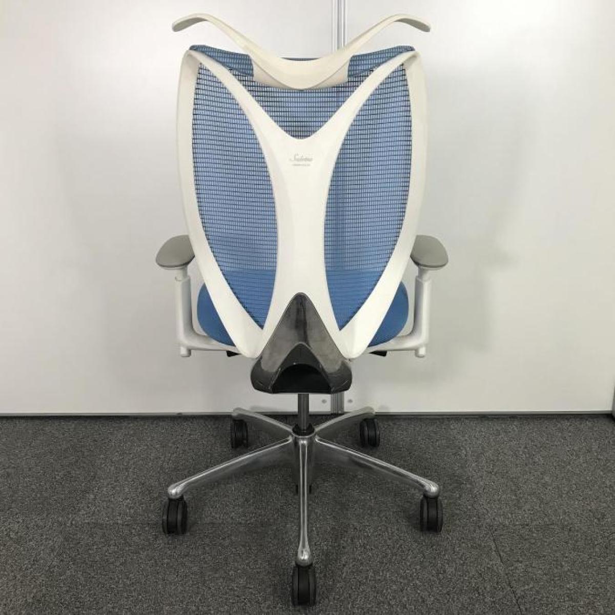 中古】サブリナ C854BW FSZ4 オカムラ/okamura 肘付ハイバック