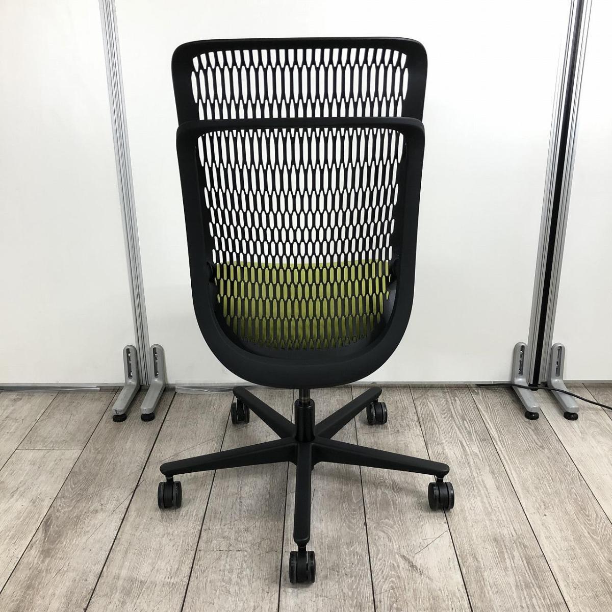 【未使用】内田洋行　ウチダ　AJチェア　ハイバック　肘なし　ブラック 中古】AJチェア ウチダ/UCHIDA 肘無ハイバックチェア 534388