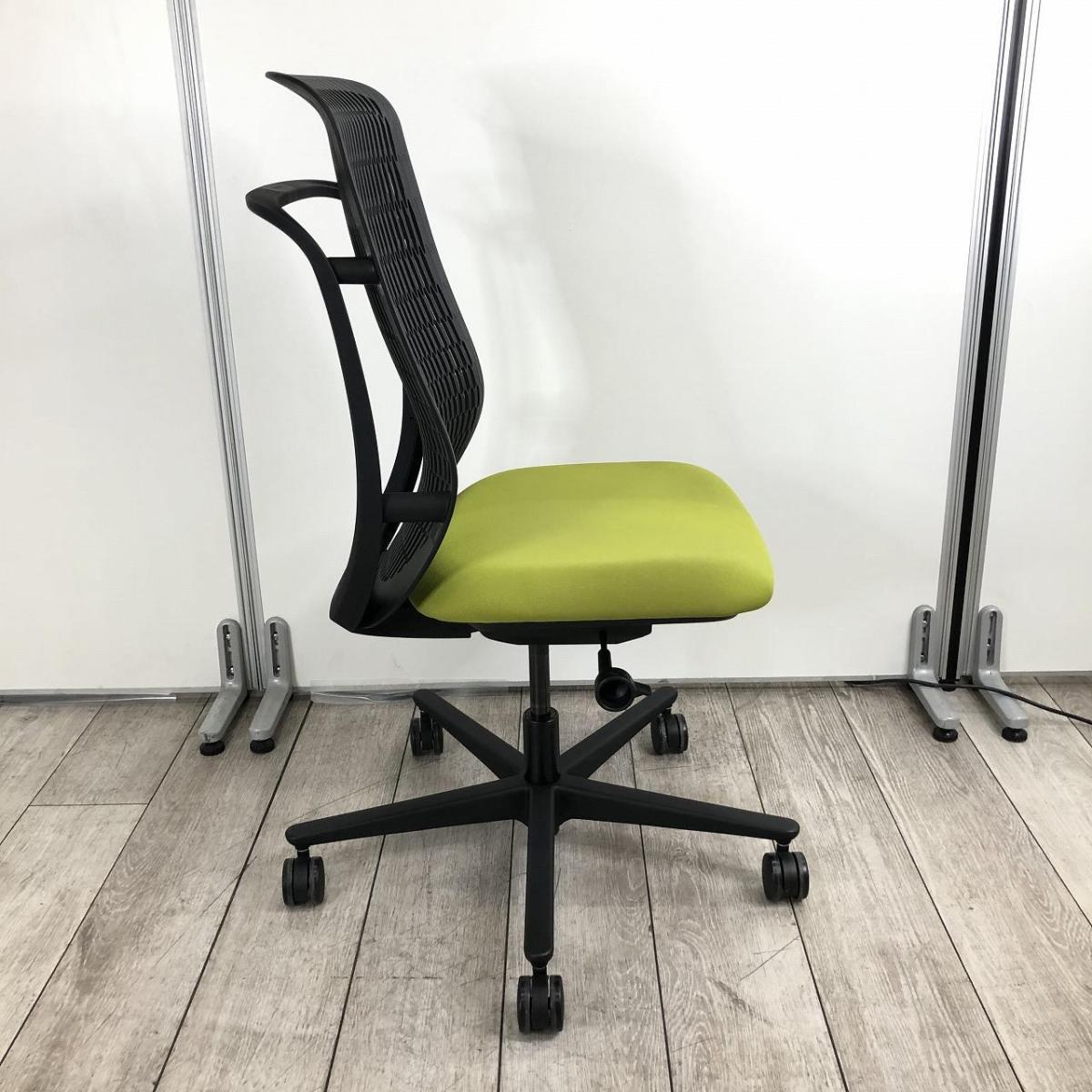 【未使用】内田洋行　ウチダ　AJチェア　ハイバック　肘なし　ブラック オフィスチェア AJCHAIR 2（エージェイ チェア 2） - オフィス