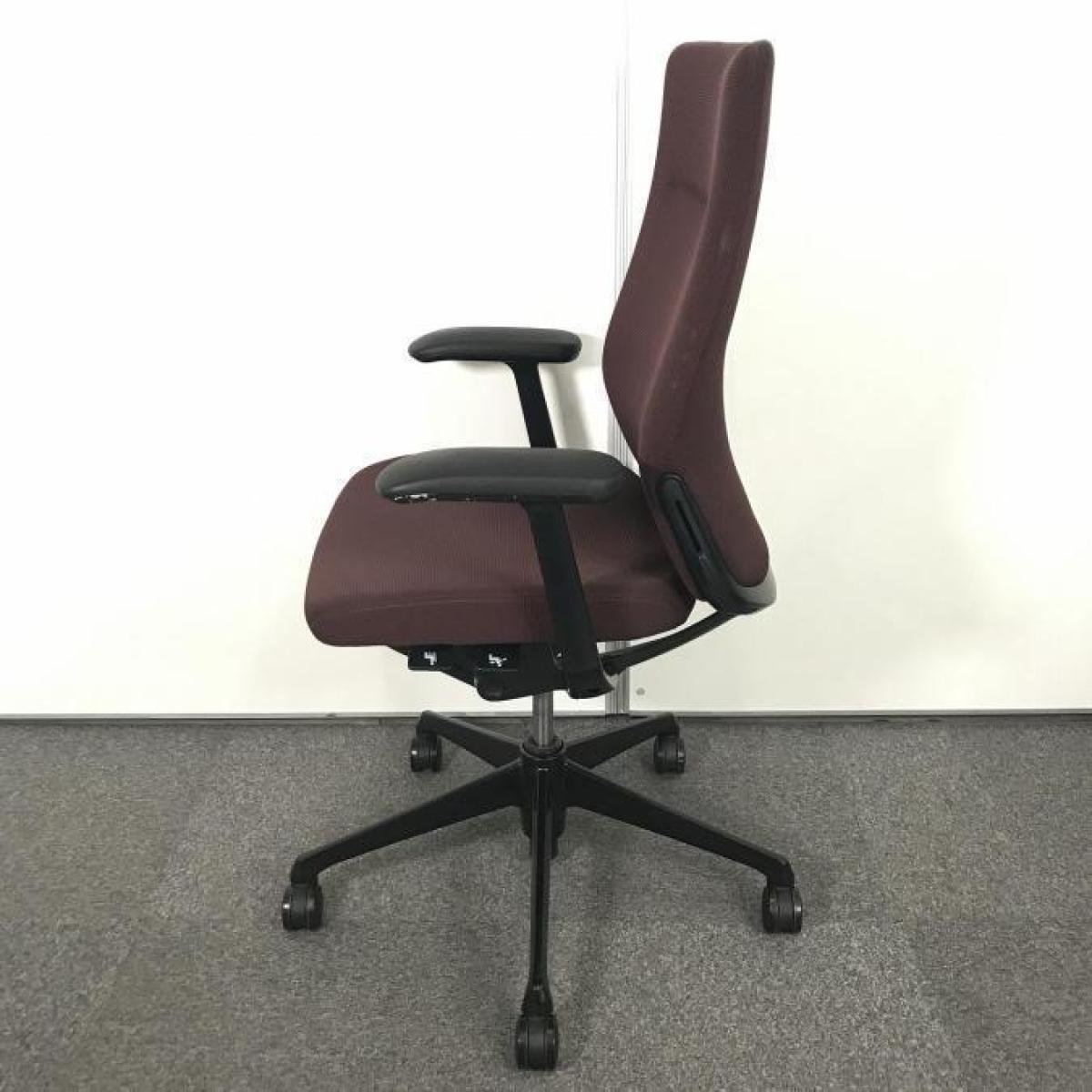 中古】コーラルチェア CQ47MS-FSF8 オカムラ/okamura 肘付