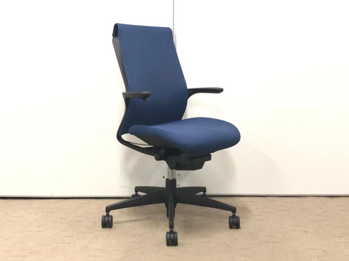 【るー】【KOKUYO】ベゼル 肘付ハイバックチェア 樹脂脚 中古】ベゼル 樹脂脚 CRS-G2822E6 コクヨ/KOKUYO 肘付ハイバック