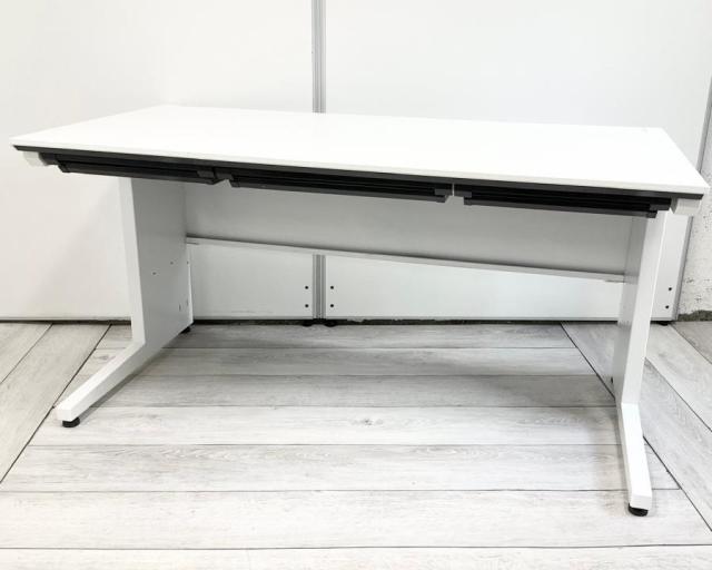 【中古】＊引取可能＊関東配送限定 SKK 160cm パソコンデスク ホワイト オフィスデスク・事務机の通販 茅ヶ崎エリア - 中古オフィス家具