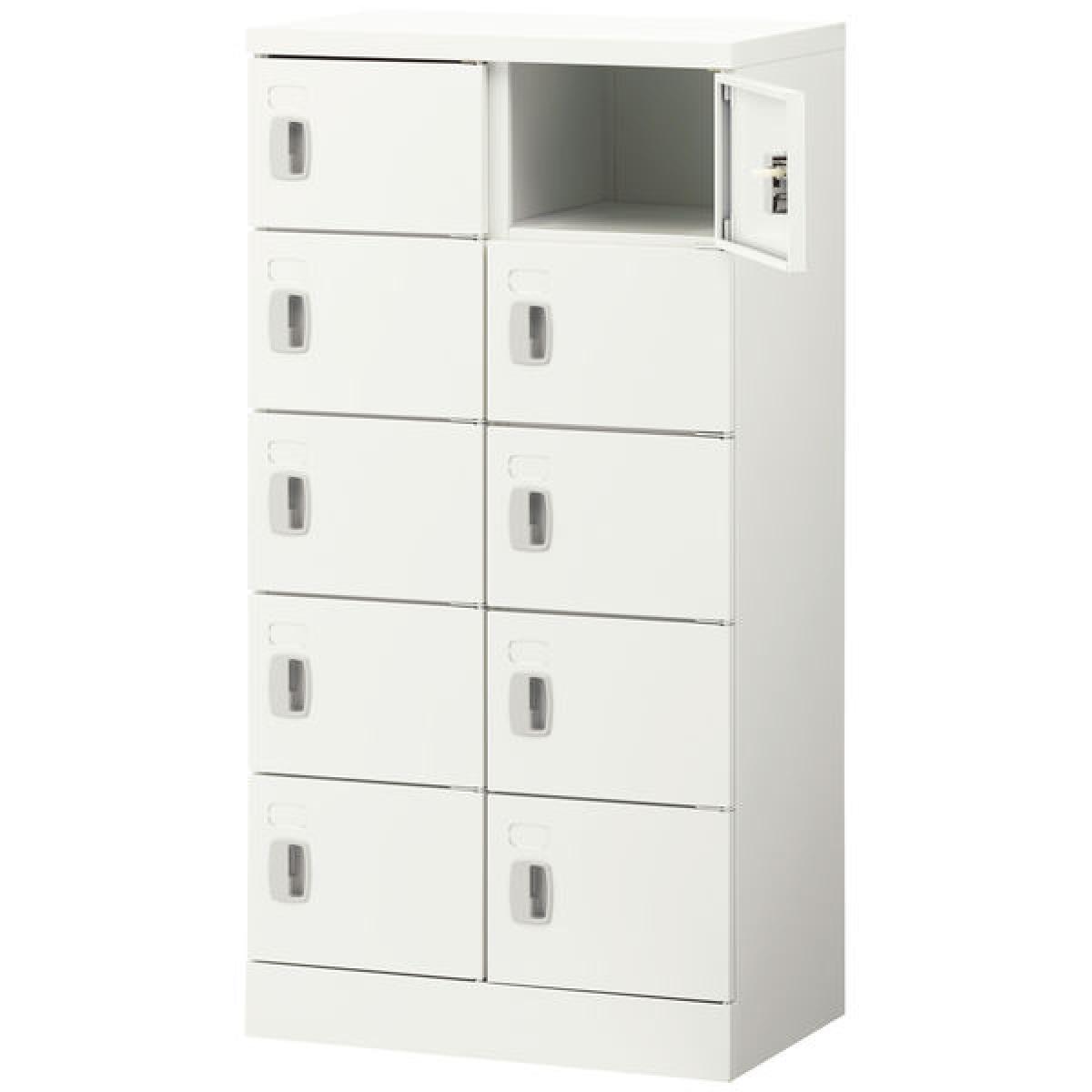 【在庫セール品・1台限定】■エムテックス　10人用シューズボックス　新古品　■ラッチ付き扉　■錠無モデル
                        その他シリーズ
                                    新古品
            