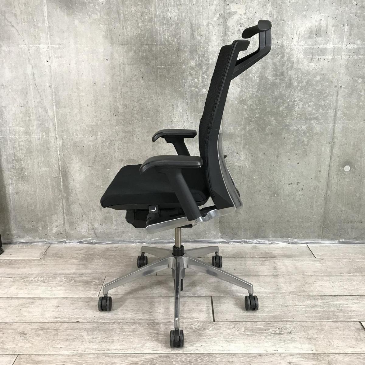 中古】ヴェントチェア KE-867JBHZ9T1 イトーキ/ITOKI 肘付