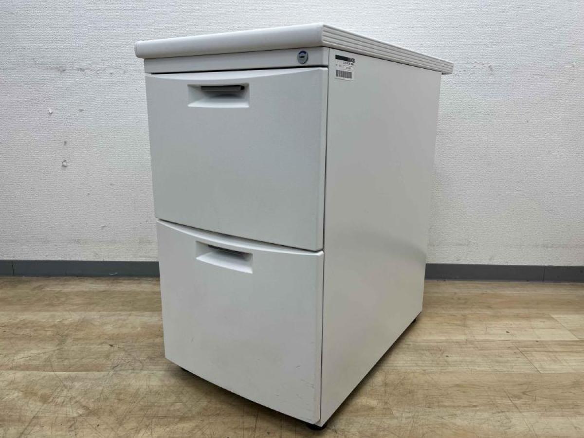中古】CZシリーズ CZN-047LBB-W9W9 イトーキ/ITOKI 脇机2段