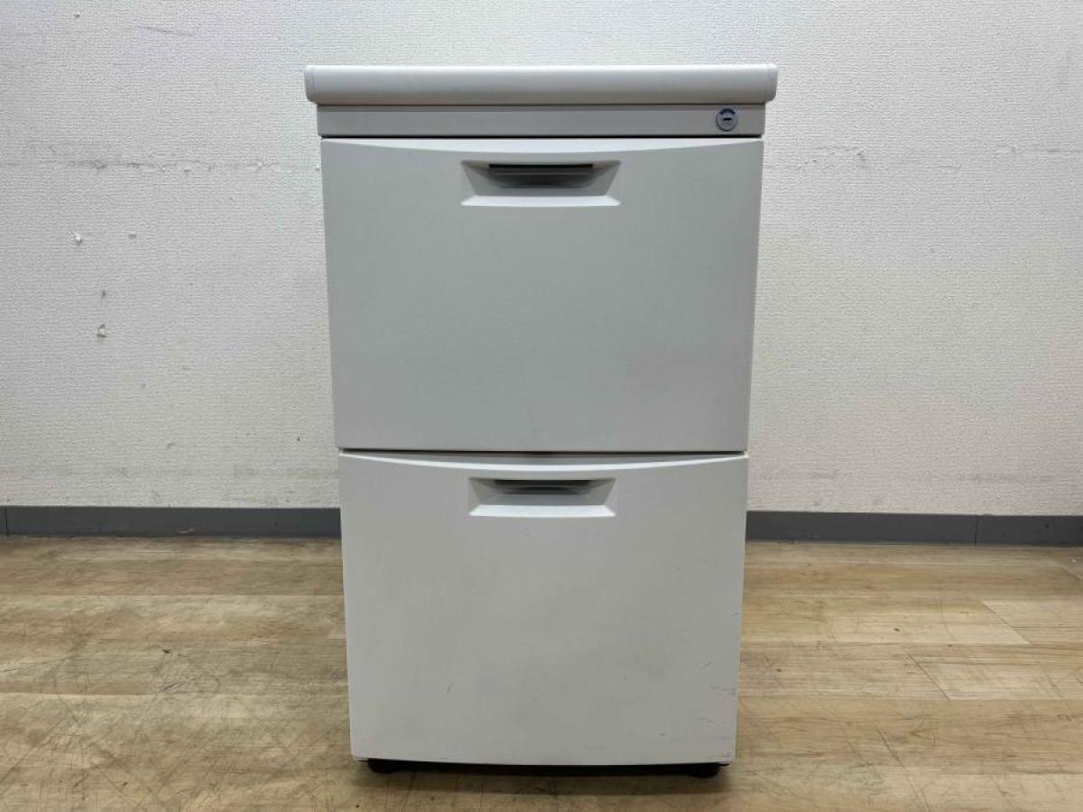 中古】CZシリーズ CZN-047LBB-W9W9 イトーキ/ITOKI 脇机2段