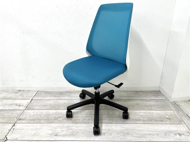 【中古】ノナ KZ-330JB-W9A3 イトーキ（ITOKI） 肘無ハイバックチェア