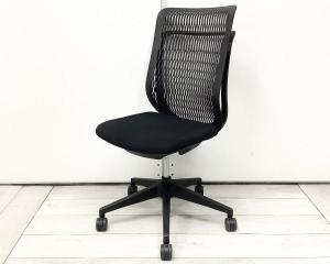 【定価約8万円】【珍しい背面樹脂メッシュ！背もたれしっかりサポート！大人気ウチダ製のAJチェア肘付ハイバックチェア入荷！】■ウチダ（UCHIDA）製　エージェイ（AJ）チェア　肘無ハイバック　■ブラック　■背面：樹脂メッシュ