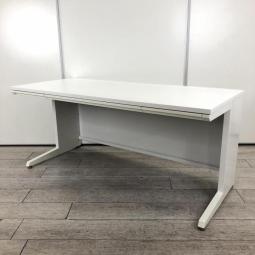 【訳有り品】【ゆとりのあるワークスペースで作業効率アップ！】■オカムラ（okamura）　アドバンス（ADVANCE）シリーズ　平机　引き出し付き　W1600×D700×H720mm　■ホワイト【K】