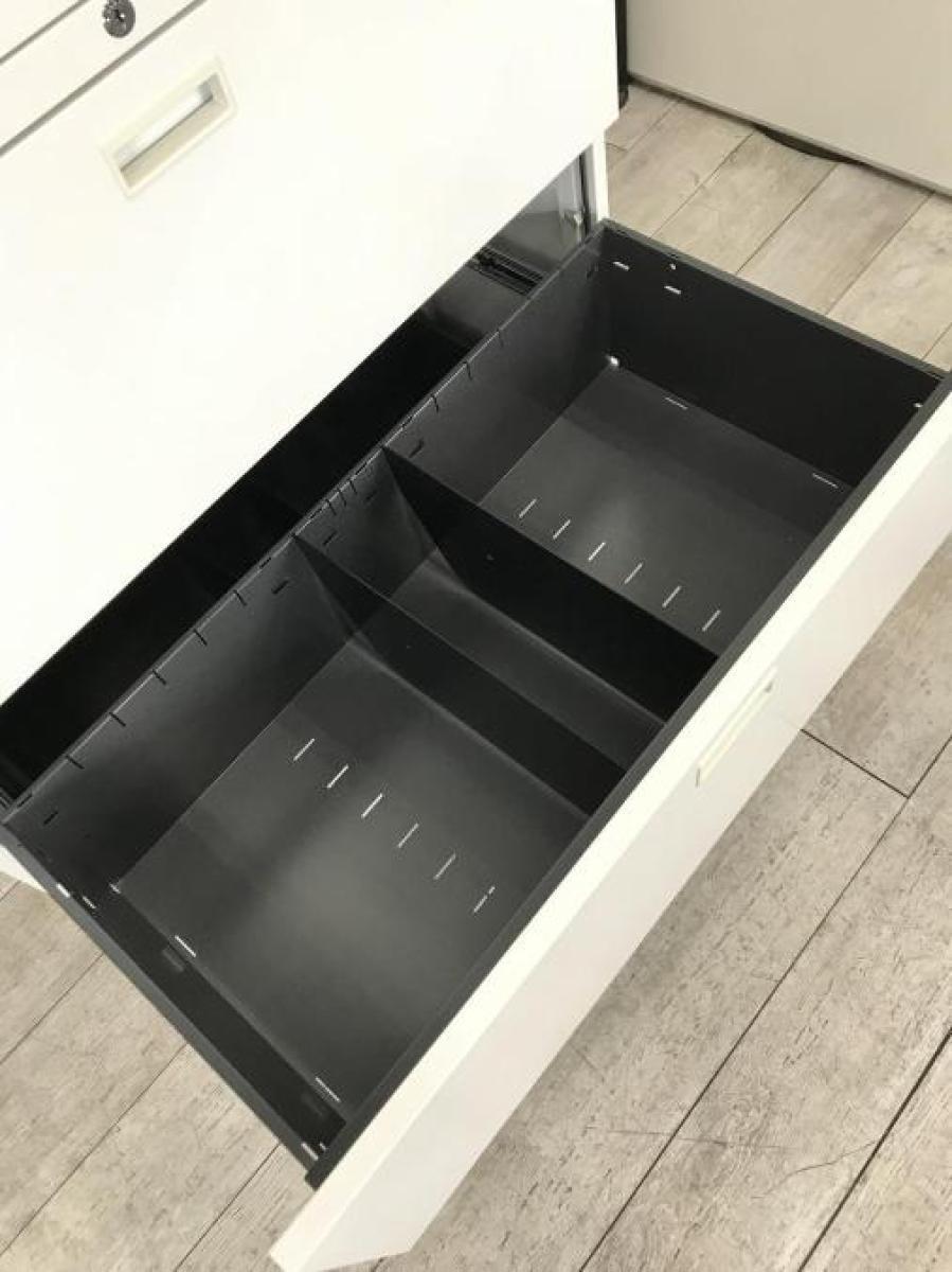 中古】 クロガネ ハイキャビネット／両開き＋3段ラテラル 534969