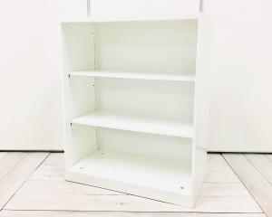 【オフィスの書類をスッキリ整理！視認性に優れたオープンキャビネット】■オープン書庫　ローキャビネット　■色：ホワイト/オカムラ/レクトライン