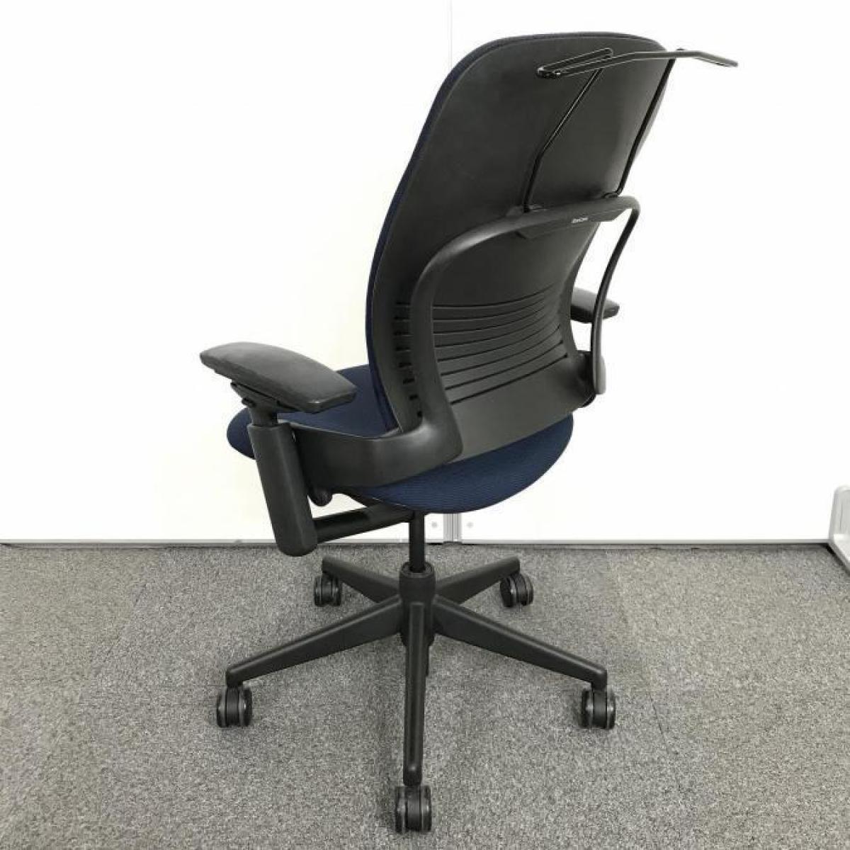 中古】リープV2 Steelcase/スチールケース 肘付ハイバックチェア
