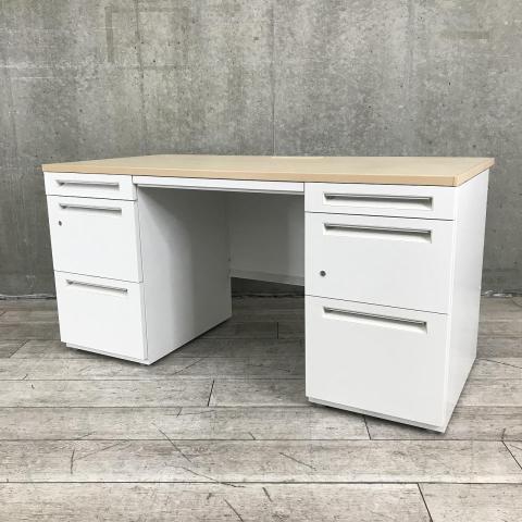 【中古】スカエナ 5-110-6600 ウチダ（UCHIDA) 両袖机