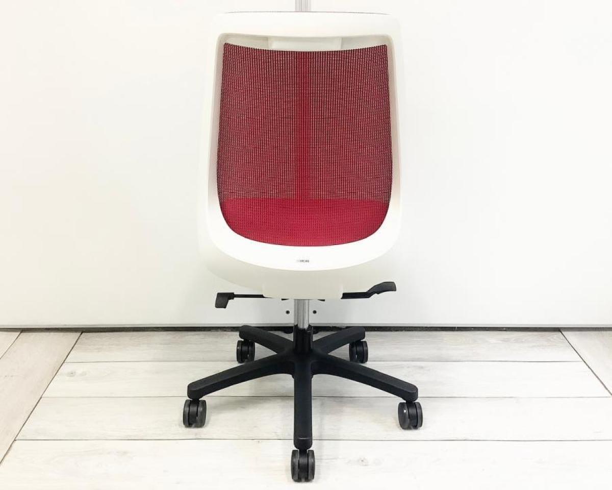 ITOKI イトーキ　廃盤 トニコチェア ベージュ　レトロモダン 中古】ノナ KZ-330JB-W9M4 イトーキ/ITOKI 肘付ハイバックチェア