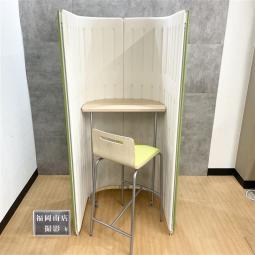 【南】オカムラ製人気の集中ブース・個室ブース（マッフル）が入荷しました！福岡市拠点の「オフィスバスターズ福岡南店」は、福岡はもちろん、岡山・広島エリアにも対応しています。中古オフィス家具・チェア・デスク・複合機など一式手配可能。各地に特化した在庫とワンストップ対応で、起業・移転・レイアウト変更にしっかり対応し、岡山・広島でも安心の選択肢をご提供します。