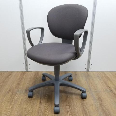 【中古】レグノチェア2  コクヨ（KOKUYO） 肘付ローバックチェア