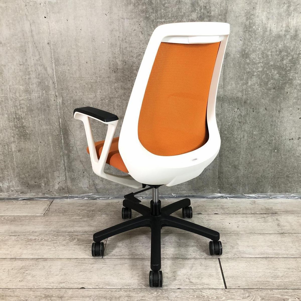 中古】ノナ KZ-330JB-W9D3 イトーキ/ITOKI 肘付ハイバックチェア