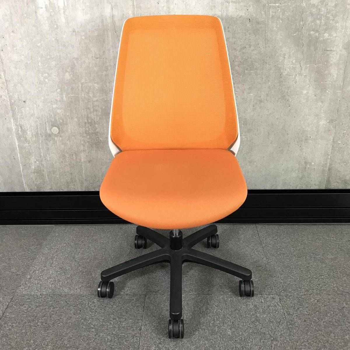 ITOKI イトーキ　廃盤 トニコチェア ベージュ　レトロモダン 中古】ノナ KZ-330JB-W9D3 イトーキ/ITOKI 肘無ハイバックチェア