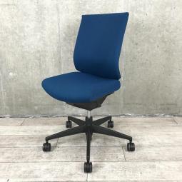 【定価約7万円】【定価8万円】【納得の座り心地！魔法のように売れ続けている定番のオフィスチェア！】■コクヨ（KOKUYO）製　ウィザード3（wizard3）チェア　肘無　ハイバック　■ランバー付　■プルシアンブルー×ブラックシェル