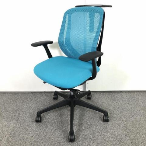 【中古】シルフィーメッシュ C642XR FMR6 オカムラ（okamura） 肘付ローバックチェア