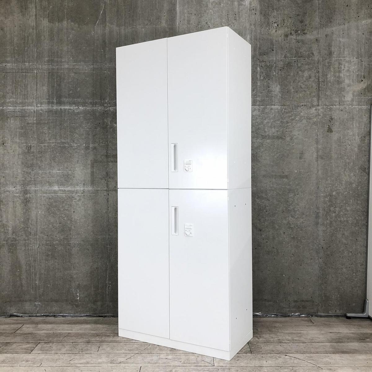 【定価約17万円】【観音開きですべての書類を見渡せ、必要な書類がラクに取り出せる！人気の書庫セット！】■コクヨ（KOKUYO）製　エディア（EDIA）シリーズ　上下両開き書庫セット　ハイキャビネット　■ホワイト　■ダイヤル錠　※非常解除キーは付属ございません。
                        エディア
                                    中古
            