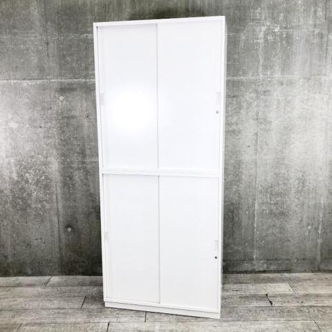 【中古】シンライン  イトーキ（ITOKI） ハイキャビネット／引き違い＋引き違い