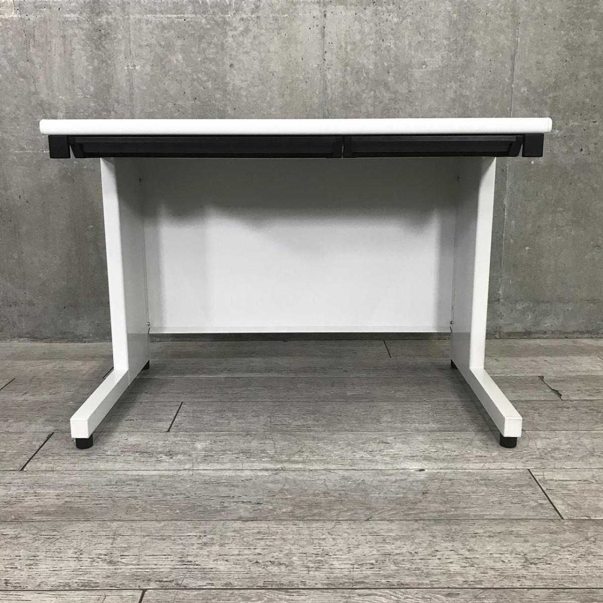 PLUS/プラス　OAデスク/平机　SP-T106　W100㎝×D60㎝　良品 プラス 組立式スチールOAデスクシステム エクステンドデスク 右
