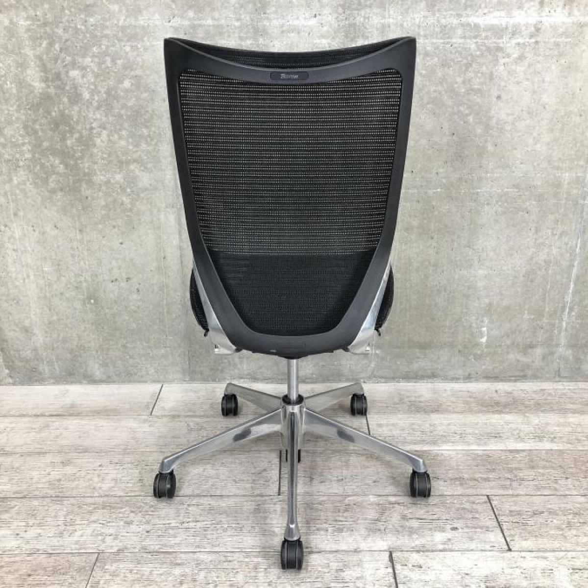 【中古 S(美品)】Baron(バロン) CP85AR-FDH1 中古】バロンメッシュチェア CP85AR FDH1 オカムラ/okamura 肘無